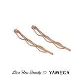2 db/Pár Női Hajcsat Hajtűk Arany Fém Barrettes Bobby Pins Hajfogantyú Fejdísz Hajcsat Hajkiegészítők Styling Tool