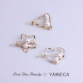 Acele de păr noi, accesorii de păr, bijuterii, stea de nuntă, inimă, triunghi geometric, agrafe de păr de aur, ace pentru căciulă pentru femei, fete