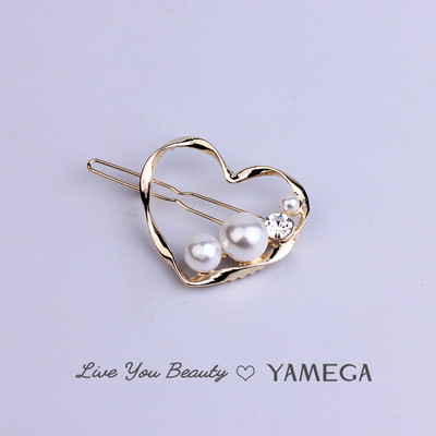 Acele de păr noi, accesorii de păr, bijuterii, stea de nuntă, inimă, triunghi geometric, agrafe de păr de aur, ace pentru căciulă pentru femei, fete