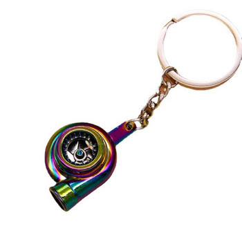 Creative Gear Keychain Keychain Speed Μπρελόκ για κλειδί αυτοκινήτου Turbo Hub Δίσκος φρένων Κρεμαστό κρεμαστό αμορτισέρ Βάση κλειδιών Δαχτυλίδι αλυσίδας