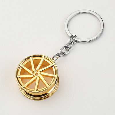 Creative Gear Head Breloc Speed Gearbox Breloc pentru chei de mașină Turbo Hub Frână Disc Pandantiv Amortizor Suport chei Inel de lanț