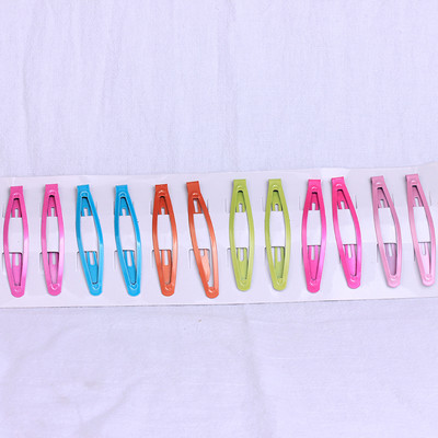 12 vnt. / Lot Panted BB Snap plaukų segtukai mergaitėms saldainiai Spalvingi plaukų segtukai Mieli segtukai Plaukų segtukai Plaukų papuošalai Priedai moterims