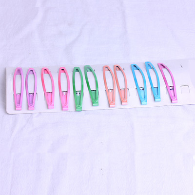 12 vnt. / Lot Panted BB Snap plaukų segtukai mergaitėms saldainiai Spalvingi plaukų segtukai Mieli segtukai Plaukų segtukai Plaukų papuošalai Priedai moterims