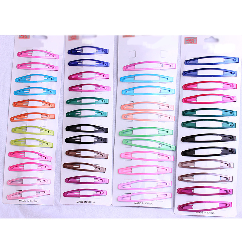 12 vnt. / Lot Panted BB Snap plaukų segtukai mergaitėms saldainiai Spalvingi plaukų segtukai Mieli segtukai Plaukų segtukai Plaukų papuošalai Priedai moterims