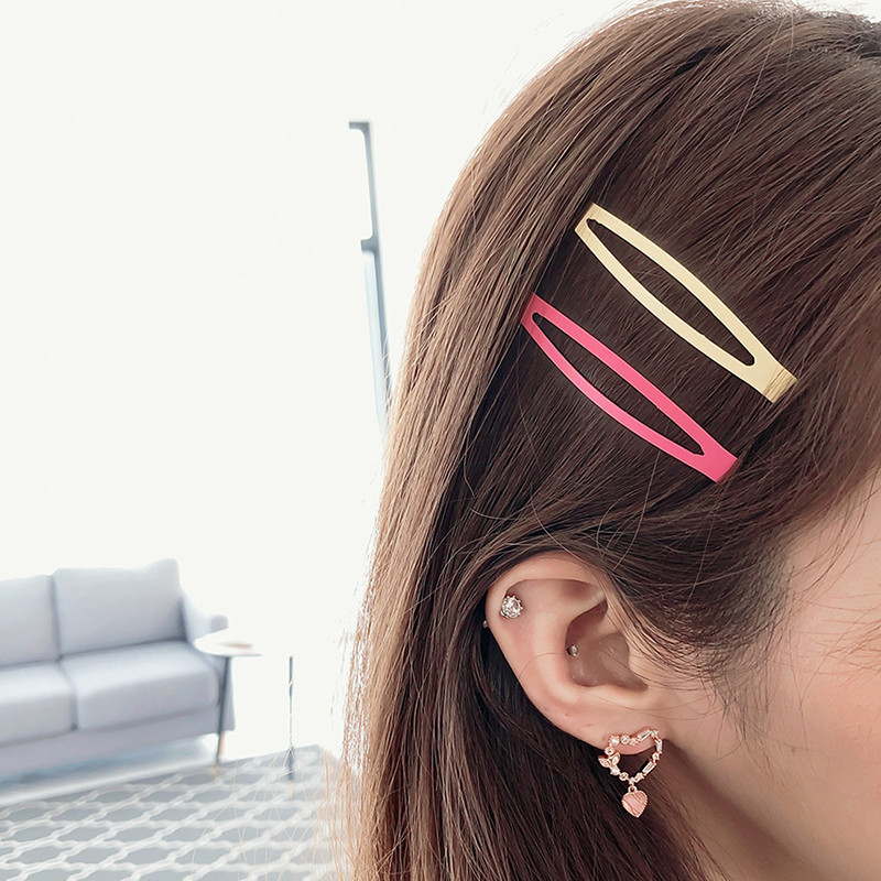 12 vnt. / Lot Panted BB Snap plaukų segtukai mergaitėms saldainiai Spalvingi plaukų segtukai Mieli segtukai Plaukų segtukai Plaukų papuošalai Priedai moterims