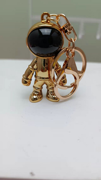 Moda europeană 3D astronaut Spaceman lanț cheie pentru bărbat robot spațial breloc din aliaj geantă de mână pandantiv cadou pentru cei mai buni prieteni