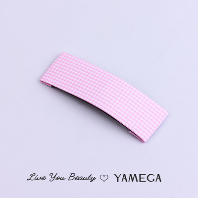 Agrafe de păr din stofă cu punct de undă simplu BB Clips de păr Chambray Barrette Plaid Piese pentru cap pentru femei fete Accesorii pentru toaletă Bijuterii