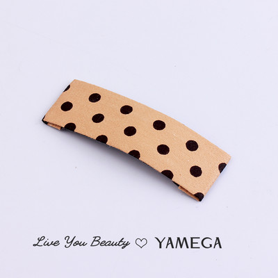 Agrafe de păr din stofă cu punct de undă simplu BB Clips de păr Chambray Barrette Plaid Piese pentru cap pentru femei fete Accesorii pentru toaletă Bijuterii