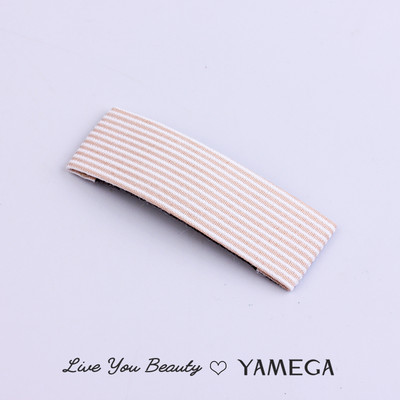 Agrafe de păr din stofă cu punct de undă simplu BB Clips de păr Chambray Barrette Plaid Piese pentru cap pentru femei fete Accesorii pentru toaletă Bijuterii