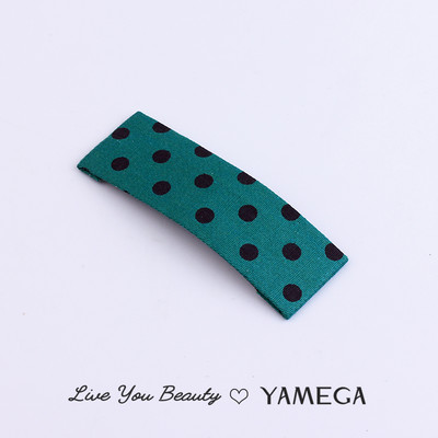 Agrafe de păr din stofă cu punct de undă simplu BB Clips de păr Chambray Barrette Plaid Piese pentru cap pentru femei fete Accesorii pentru toaletă Bijuterii