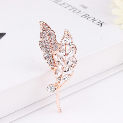 TODOX 6 culori disponibile Clasic rafinat feminin auriu strălucitor broșe de cristal strălucitor Pin pentru buchete de nuntă pentru femei