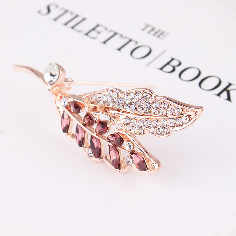 TODOX 6 culori disponibile Clasic rafinat feminin auriu strălucitor broșe de cristal strălucitor Pin pentru buchete de nuntă pentru femei