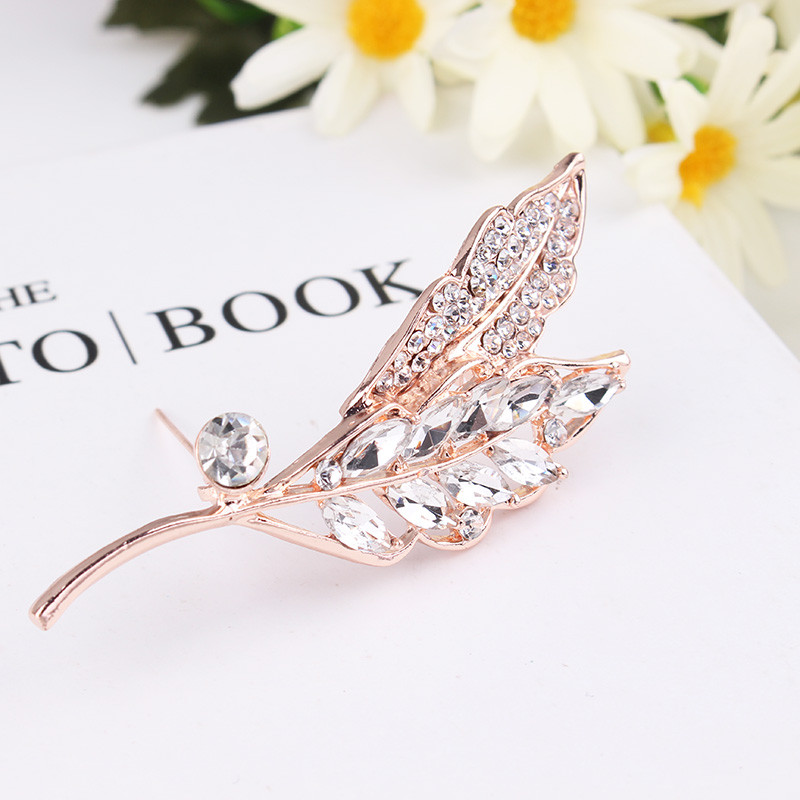 TODOX 6 culori disponibile Clasic rafinat feminin auriu strălucitor broșe de cristal strălucitor Pin pentru buchete de nuntă pentru femei