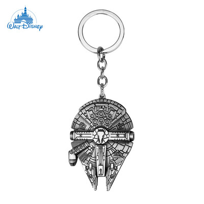Disney Movie Star Wars Divatos kulcstartó Millennium Falcon Vintage divatos kiegészítők Kulcstartó autós kulcstartó férfiaknak Ajándék