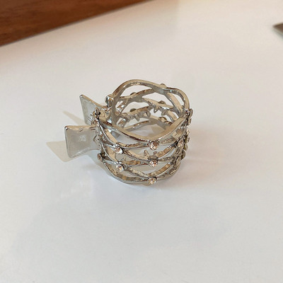 Gheare de păr din metal auriu Agrafe mici de perlă cu stras Suport înalt pentru coadă de cal Ace și cleme Accesorii pentru bijuterii pentru păr de nuntă