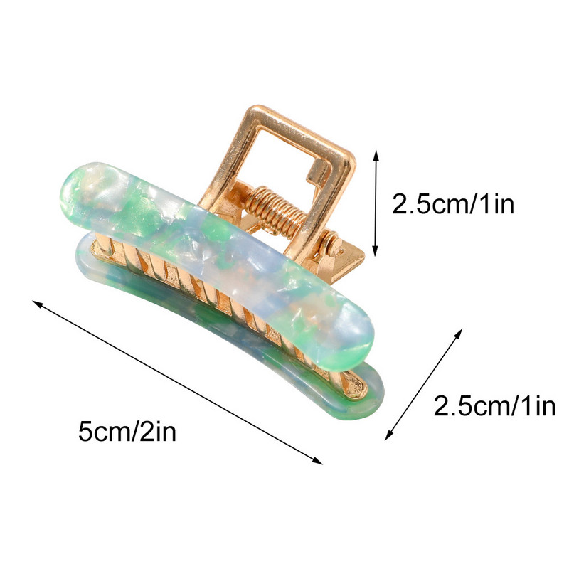 Acetátové sponky do vlasov, sponky do vlasov pre ženy a dievčatá, kórejské sponky, elegantné sponky, pazúry, sponky do vlasov s krabím vzorom, stylingový nástroj, vlasové doplnky