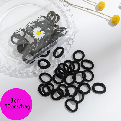 25/100db/Szett Rugalmas Hajpántok Lányok Hajkiegészítők Csomag Színes Nylon Fejpánt Gyerek Lófarok Tartó Haj Scrunchis Kötél