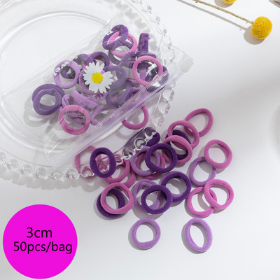 25/100db/Szett Rugalmas Hajpántok Lányok Hajkiegészítők Csomag Színes Nylon Fejpánt Gyerek Lófarok Tartó Haj Scrunchis Kötél