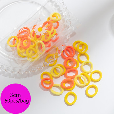 25/100db/Szett Rugalmas Hajpántok Lányok Hajkiegészítők Csomag Színes Nylon Fejpánt Gyerek Lófarok Tartó Haj Scrunchis Kötél