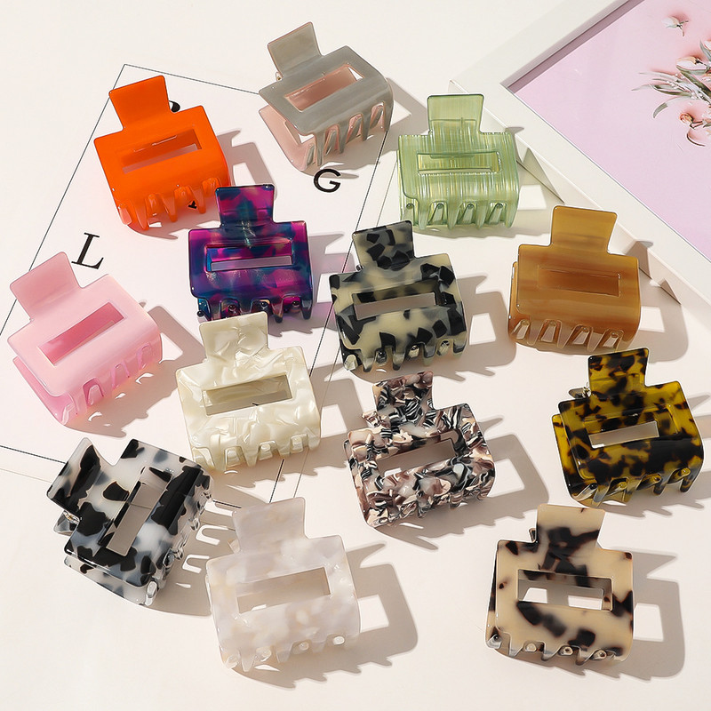 Nouă clemă de păr din acetat pentru femei, fete, coreeană, gheare de păr, chic, agrafe de crab, cleme de stil, accesorii de păr la modă