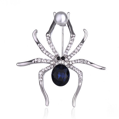 TODOX broșă modă din aliaj de zinc cristal rafinat perla păianjen ace insecte accesoriu de îmbrăcăminte petrecere de activitate noi cadouri de ziua de naștere