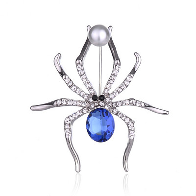 TODOX broșă modă din aliaj de zinc cristal rafinat perla păianjen ace insecte accesoriu de îmbrăcăminte petrecere de activitate noi cadouri de ziua de naștere