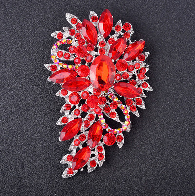 Peen mood lille kroonlehtede kristallist kivist tsirkoonist pross naiste romantiline elegantne võlu peo äriehted