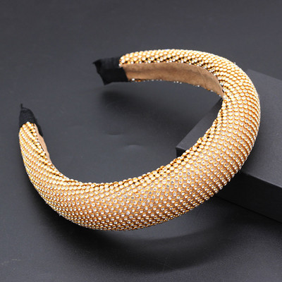 Nova bijela luksuzna ručno izrađena sjajna puna mala biserna kristalna traka za glavu s cvjetnim perlama, dodaci za kosu, svadbena pokrivala735