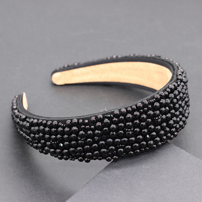 Nova bijela luksuzna ručno izrađena sjajna puna mala biserna kristalna traka za glavu s cvjetnim perlama, dodaci za kosu, svadbena pokrivala735