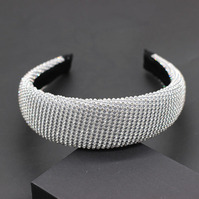 Bentite baroc căptușite superbe Boho Bentițe de păr de cristal de lux pentru femei Tiara cu strasuri Bling Accesorii pentru păr959