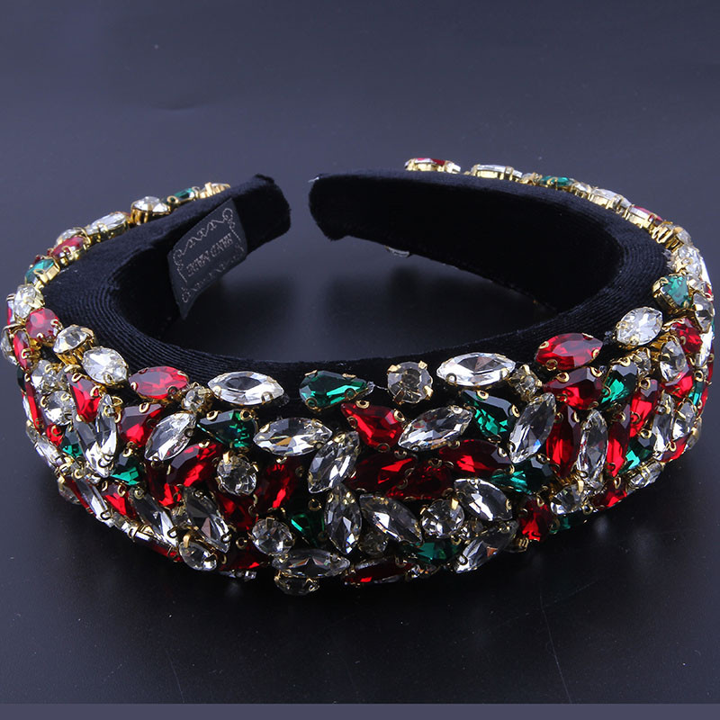 Bentite baroc căptușite superbe Boho Bentițe de păr de cristal de lux pentru femei Tiara cu strasuri Bling Accesorii pentru păr959