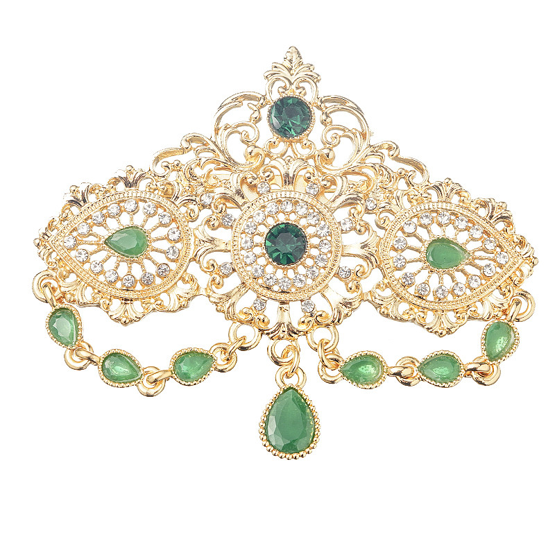 Šareni kristalni broš privjesak za žene Muško vjenčanje Svadbena zabava Kapljice Zlatni broševi