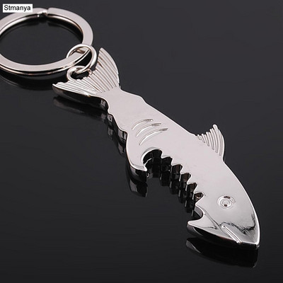 Нови метални ключодържатели Shark Opener Мъже Жени Ключодържател Чанта Чар Ocean World ключодържател за кола Най-добрият парти подарък Бижута K2019
