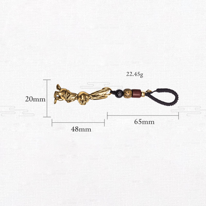 Figúrky zvierat a králikov zverokruhu, mosadzné prívesky na kľúče od auta, vintage DIY šnúrka na krk, závesné šperky pre ženy a mužov, dekorácia na kľúče, darček