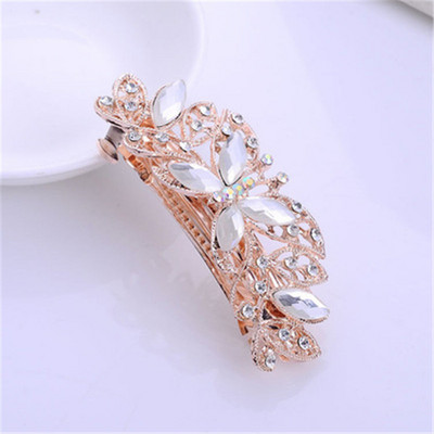 Nouă modă în stil coreean, cristal strălucitor, ac de păr cu diamante, elegantă, stil pentru femei, ac de păr cu flori, cadou pentru petrecere, accesorii de păr