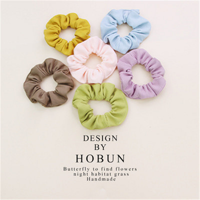 Módne dámske jesenné a zimné manšestrové vlasy s veľkým objemom, nové pevné mäkké pruhované látkové gumičky do copu, dievčenské vlasové pásky, darček