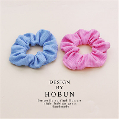 Módne dámske jesenné a zimné manšestrové vlasy s veľkým objemom, nové pevné mäkké pruhované látkové gumičky do copu, dievčenské vlasové pásky, darček