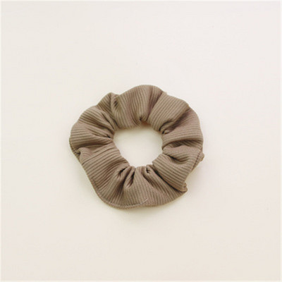 Módne dámske jesenné a zimné manšestrové vlasy s veľkým objemom, nové pevné mäkké pruhované látkové gumičky do copu, dievčenské vlasové pásky, darček