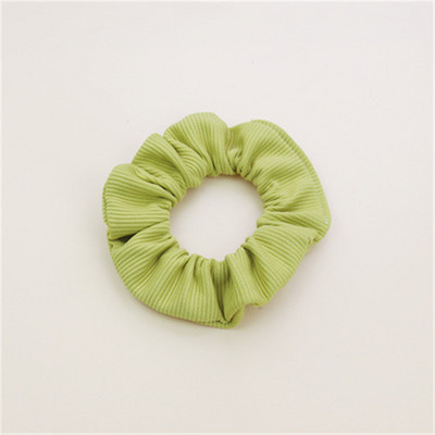 Módne dámske jesenné a zimné manšestrové vlasy s veľkým objemom, nové pevné mäkké pruhované látkové gumičky do copu, dievčenské vlasové pásky, darček