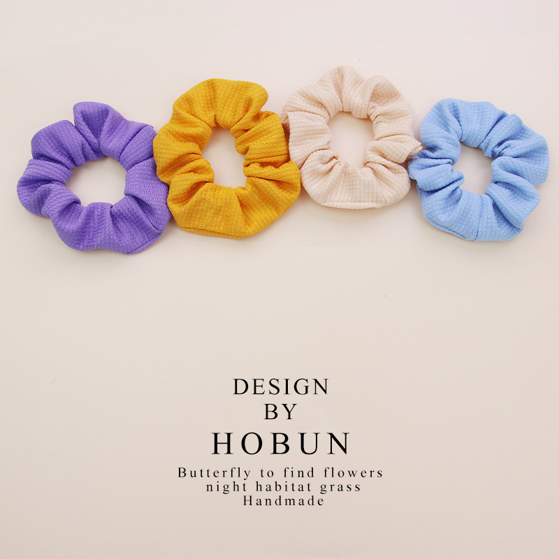 Módne dámske jesenné a zimné manšestrové vlasy s veľkým objemom, nové pevné mäkké pruhované látkové gumičky do copu, dievčenské vlasové pásky, darček