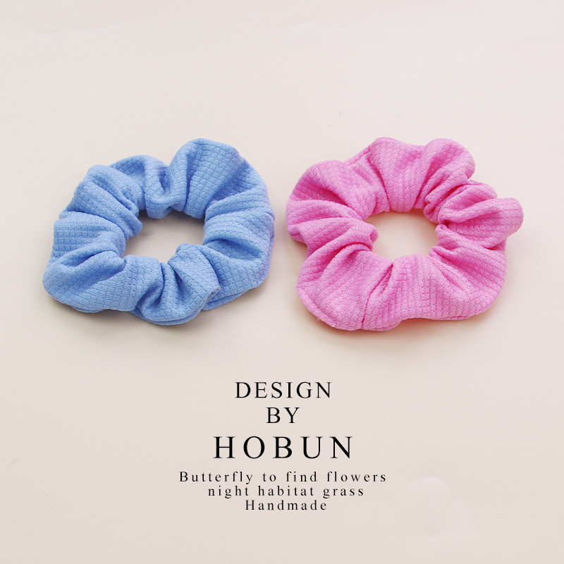 Módne dámske jesenné a zimné manšestrové vlasy s veľkým objemom, nové pevné mäkké pruhované látkové gumičky do copu, dievčenské vlasové pásky, darček