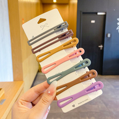 Paket od 7 novih BB kopči za ženske ukosnice modne Morandi boje geometrijske ukosnice za djevojke za ženske dodatke za kosu