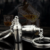 Mix Drinks DIY slatki koktel šejker Čaša za vino Privjesak za ključeve 3D koktel čaše Privjesak Barmen Privjesak za ključeve Muškarci Žene Bar Promotivni poklon