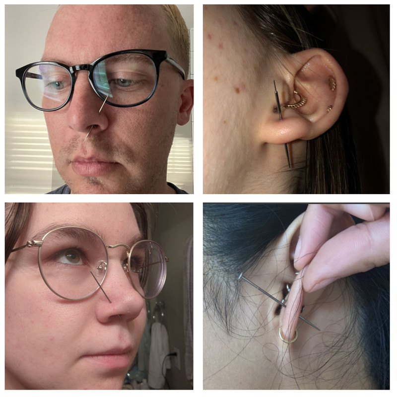 ZS 14/16/18G G23 Titan Insertion Pin Taper pentru bijuterii fără fir Piercing nariz Taper Push in Cercei Instrument pentru piercinguri corporale