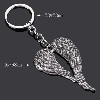 New Women Wings Angel Keychain Car Γυναικεία μπρελόκ Τσάντα Αξεσουάρ Κοσμήματα Friends Δώρα Χονδρική