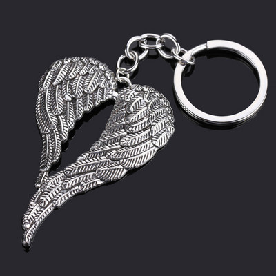 New Women Wings Angel Keychain Car Female Key Chain Bag Accessories Jewelry Friends Gifts Wholesale