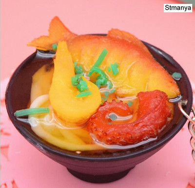Simulacija Noodles Food privjesak za ključeve promotivni dar dječje igračke za igru kuhinjski rekviziti za hranu Privjesak za poklon za zabavu privjesak za ključeve K3156