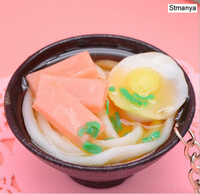 Simulacija Noodles Food privjesak za ključeve promotivni dar dječje igračke za igru kuhinjski rekviziti za hranu Privjesak za poklon za zabavu privjesak za ključeve K3156