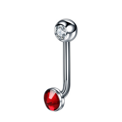 1PC Piercing capota vertical Christina din titan Inele pentru buze de flori Opal Sexy Piercing genital pentru vagin VCH Piercing pentru sprancene Bijuterii