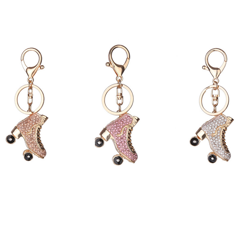 Brelocuri de modă Brelocuri cu stras de cristal Patin cu rotile Pantofi Brelocuri Suport inele Poșetă Geanta Cataramă Pandantiv
